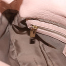 FENDI Mamma Baguette Shoulder Bag Leather Pink Gold Auth 195351M-24