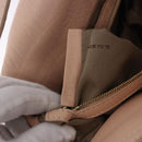 FENDI Mamma Baguette Shoulder Bag Leather Pink Gold Auth 195351M-11