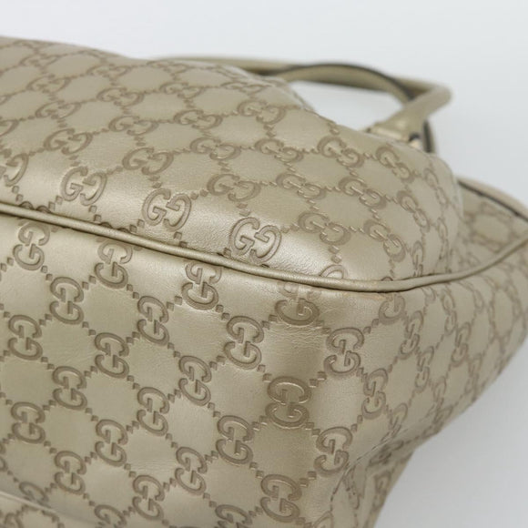 GUCCI GuccissimaGG Sukey Tote Bag Leather Gold 296835 Auth 195353V