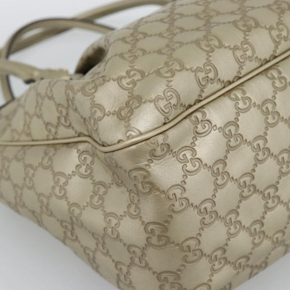 GUCCI GuccissimaGG Sukey Tote Bag Leather Gold 296835 Auth 195353V