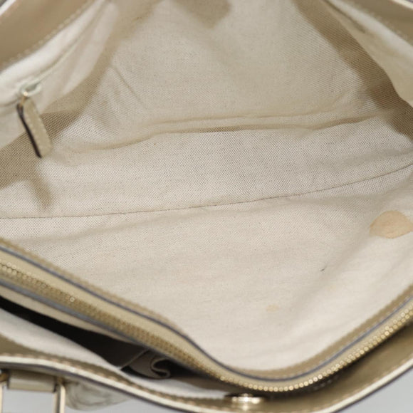 GUCCI GuccissimaGG Sukey Tote Bag Leather Gold 296835 Auth 195353V