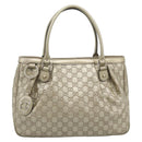 GUCCI GuccissimaGG Sukey Tote Bag Leather Gold 296835 Auth 195353V-2