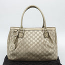 GUCCI GuccissimaGG Sukey Tote Bag Leather Gold 296835 Auth 195353V-28