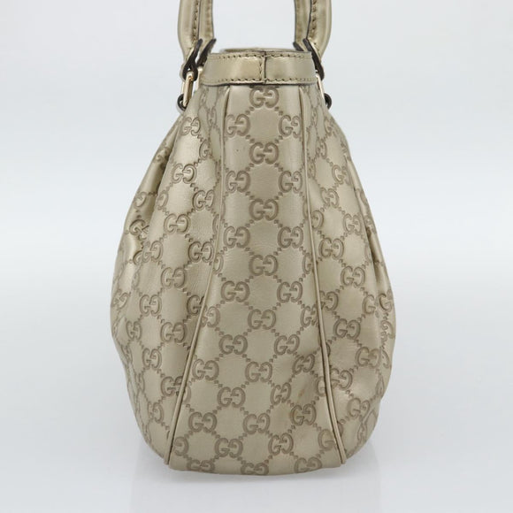 GUCCI GuccissimaGG Sukey Tote Bag Leather Gold 296835 Auth 195353V