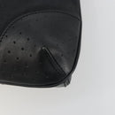 GUCCI Interlocking G Hand Bag Canvas Black Silver Auth 195355V-12