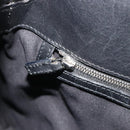 GUCCI Interlocking G Hand Bag Canvas Black Silver Auth 195355V-19