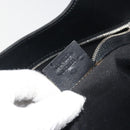 GUCCI Interlocking G Hand Bag Canvas Black Silver Auth 195355V-21