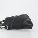 GUCCI Interlocking G Hand Bag Canvas Black Silver Auth 195355V-5