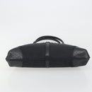 GUCCI Interlocking G Hand Bag Canvas Black Silver Auth 195355V-9
