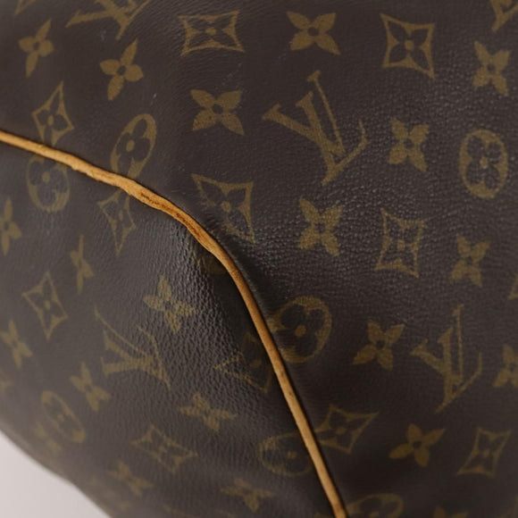 LOUIS VUITTON Monogram Keepall 55 Boston Bag M41424 LV Auth 195357