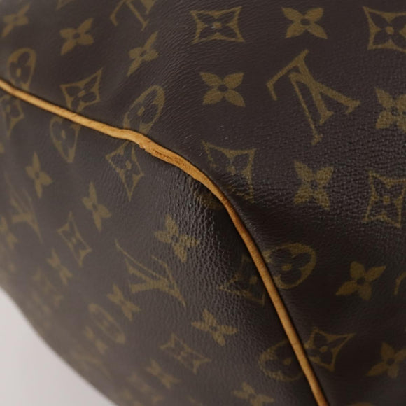 LOUIS VUITTON Monogram Keepall 55 Boston Bag M41424 LV Auth 195357