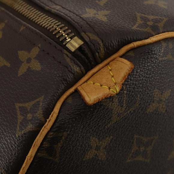LOUIS VUITTON Monogram Keepall 55 Boston Bag M41424 LV Auth 195357