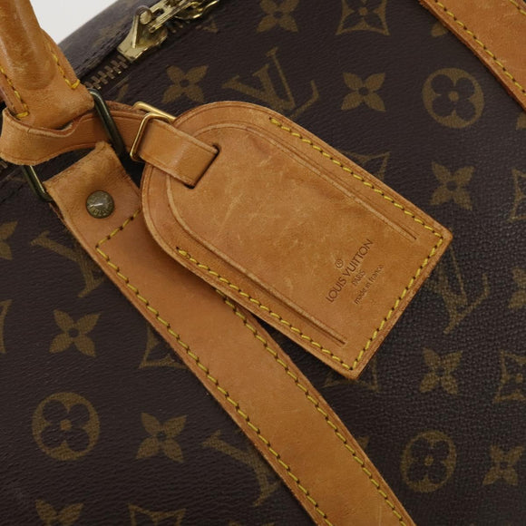LOUIS VUITTON Monogram Keepall 55 Boston Bag M41424 LV Auth 195357