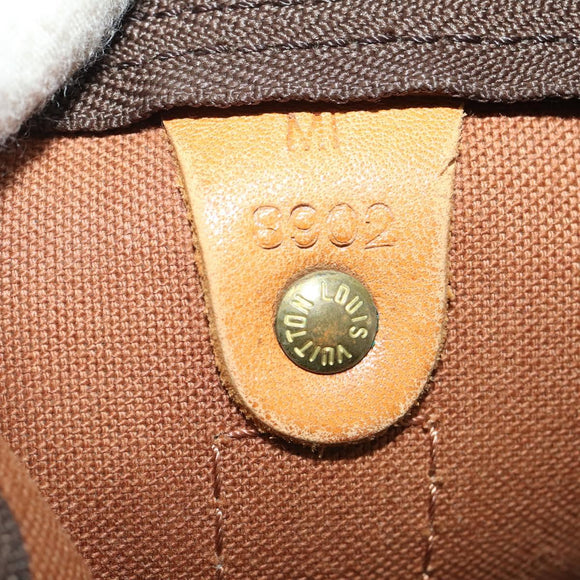 LOUIS VUITTON Monogram Keepall 55 Boston Bag M41424 LV Auth 195357