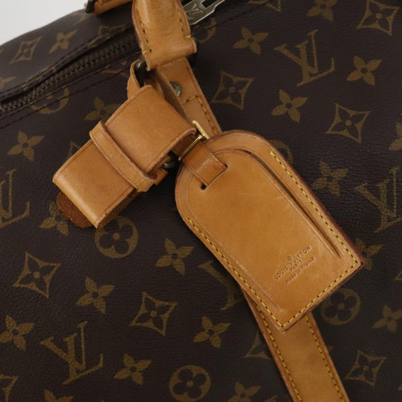 LOUIS VUITTON Monogram Keepall 55 Boston Bag M41424 LV Auth 195358