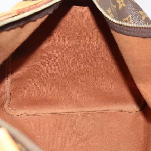 LOUIS VUITTON Monogram Keepall 55 Boston Bag M41424 LV Auth 195358