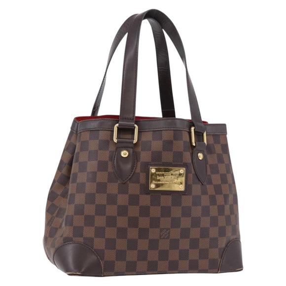 LOUIS VUITTON Damier Ebene Hampstead PM Tote Bag N51205 LV Auth 195359