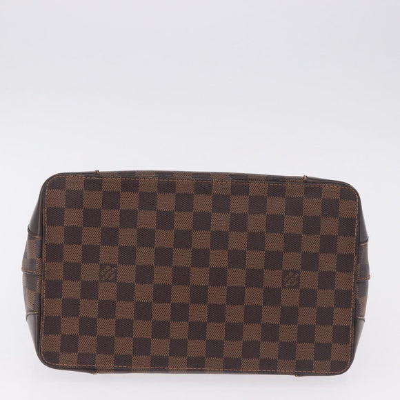 LOUIS VUITTON Damier Ebene Hampstead PM Tote Bag N51205 LV Auth 195359