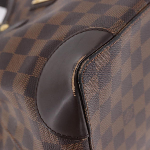 LOUIS VUITTON Damier Ebene Hampstead PM Tote Bag N51205 LV Auth 195359