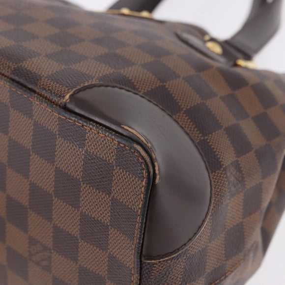 LOUIS VUITTON Damier Ebene Hampstead PM Tote Bag N51205 LV Auth 195359