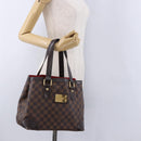 LOUIS VUITTON Damier Ebene Hampstead PM Tote Bag N51205 LV Auth 195359-23