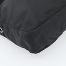 PRADA Shoulder Bag Nylon Black Silver Auth 195363V-11