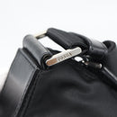 PRADA Shoulder Bag Nylon Black Silver Auth 195363V-16