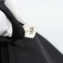 PRADA Shoulder Bag Nylon Black Silver Auth 195363V-24