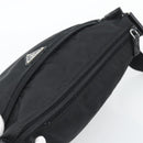 PRADA Shoulder Bag Nylon Black Silver Auth 195363V-6