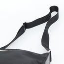PRADA Shoulder Bag Nylon Black Silver Auth 195363V-8