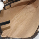 FENDI Shoulder Bag Nylon Black Silver Auth 195365A-11