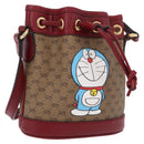GUCCI Micro GG Supreme Fujiko Pro Bag PVC Beige Gold 647801 Auth 195367M-1