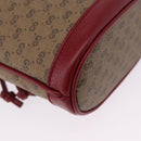 GUCCI Micro GG Supreme Fujiko Pro Bag PVC Beige Gold 647801 Auth 195367M-16