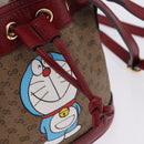 GUCCI Micro GG Supreme Fujiko Pro Bag PVC Beige Gold 647801 Auth 195367M-18