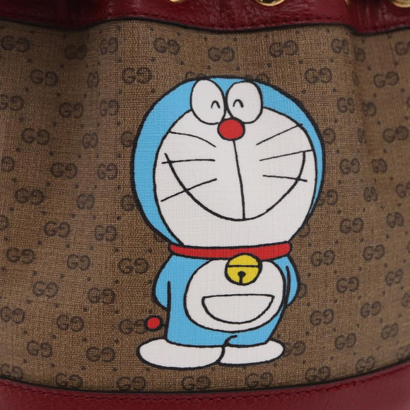 GUCCI Micro GG Supreme Fujiko Pro Bag PVC Beige Gold 647801 Auth 195367M