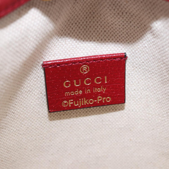 GUCCI Micro GG Supreme Fujiko Pro Bag PVC Beige Gold 647801 Auth 195367M
