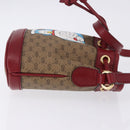 GUCCI Micro GG Supreme Fujiko Pro Bag PVC Beige Gold 647801 Auth 195367M-3