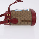 GUCCI Micro GG Supreme Fujiko Pro Bag PVC Beige Gold 647801 Auth 195367M-4