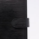 LOUIS VUITTON Epi Agenda PM Day Planner Cover Black R20052 LV Auth 195368-18