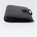LOUIS VUITTON Epi Agenda PM Day Planner Cover Black R20052 LV Auth 195368-7