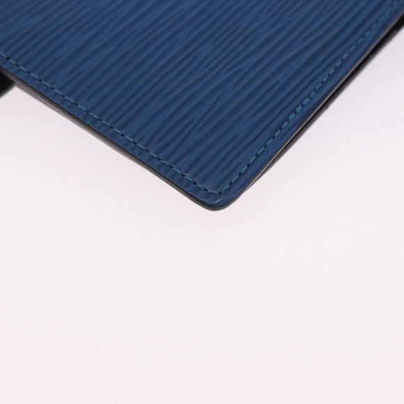 LOUIS VUITTON Epi Agenda PM Day Planner Cover Blue R20055 LV Auth 195369