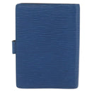 LOUIS VUITTON Epi Agenda PM Day Planner Cover Blue R20055 LV Auth 195369-3