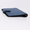 LOUIS VUITTON Epi Agenda PM Day Planner Cover Blue R20055 LV Auth 195369-6