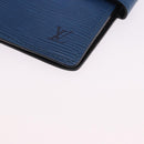 LOUIS VUITTON Epi Agenda PM Day Planner Cover Blue R20055 LV Auth 195369-9