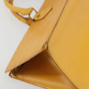 LOUIS VUITTON Epi Sac Triangle Hand Bag Yellow M52099 LV Auth 195374-14