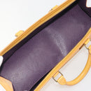 LOUIS VUITTON Epi Sac Triangle Hand Bag Yellow M52099 LV Auth 195374-11
