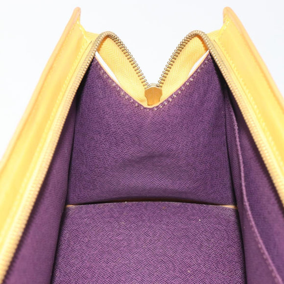 LOUIS VUITTON Epi Sac Triangle Hand Bag Yellow M52099 LV Auth 195374