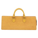 LOUIS VUITTON Epi Sac Triangle Hand Bag Yellow M52099 LV Auth 195374-13