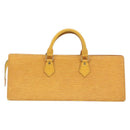 LOUIS VUITTON Epi Sac Triangle Hand Bag Yellow M52099 LV Auth 195374-2