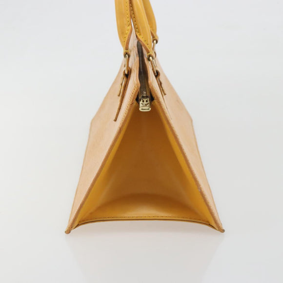 LOUIS VUITTON Epi Sac Triangle Hand Bag Yellow M52099 LV Auth 195374
